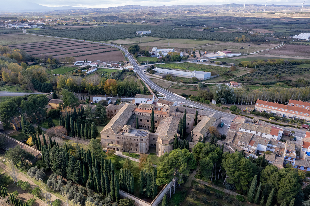 Centro urbano y entorno agrícola