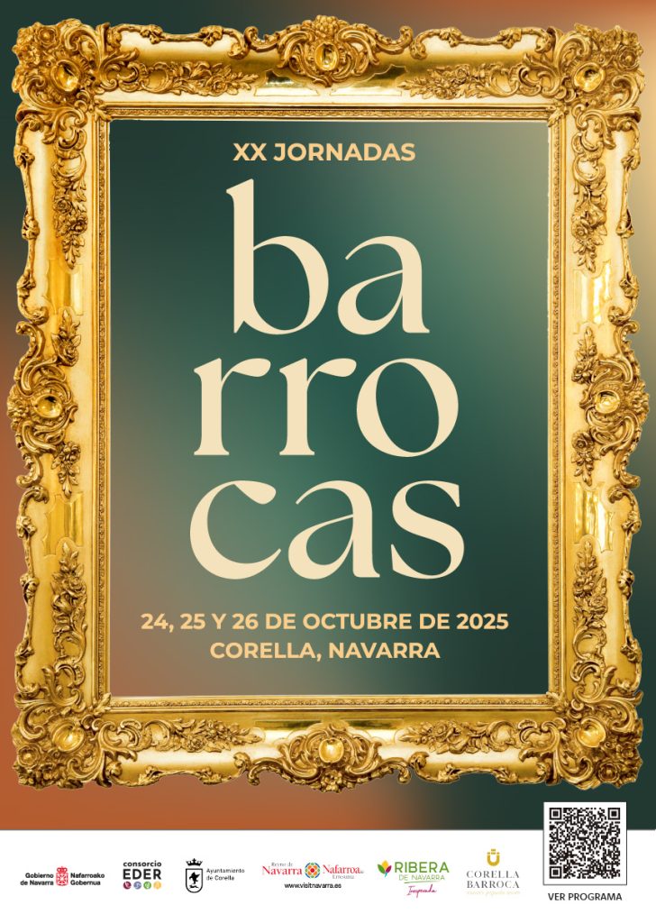 Cartel xii jornadas barrocas corella 2025